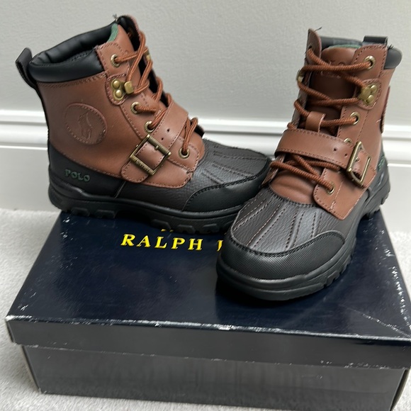 NWT Kids Ralph Lauren Polo Boot - Picture 1 of 5